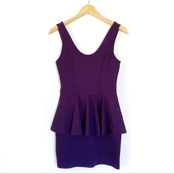 Lovers + Friends Valentine Purple Mini Dress Small - Picture 2 of 9